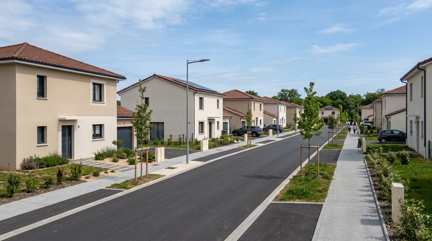 Rue et bâti de Saint-Apollinaire, commune desservie par nos électriciens